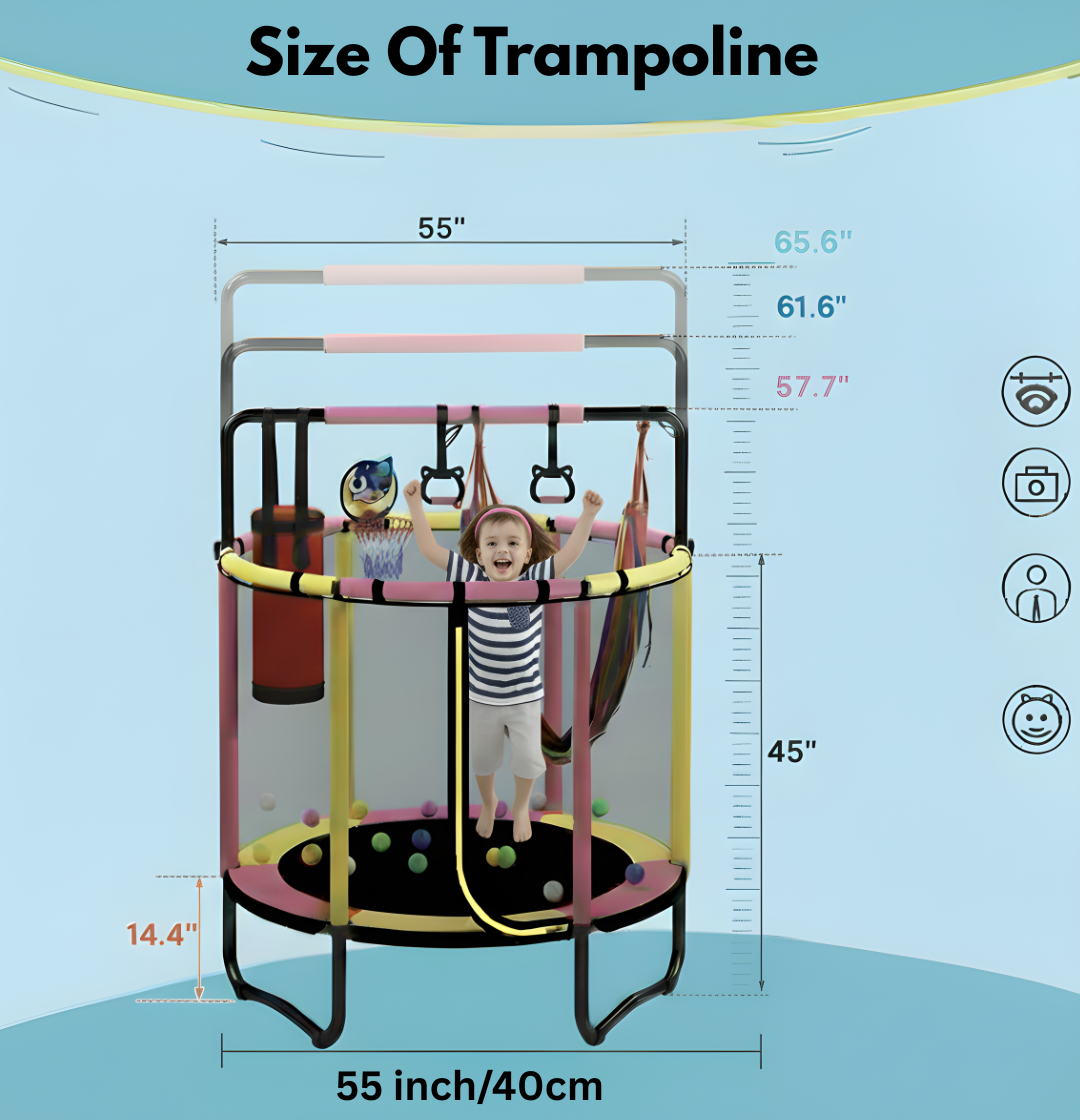 Lumye 8-in-1 Kids’ Trampoline