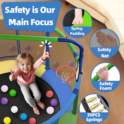 Lumye 8-in-1 Kids’ Trampoline