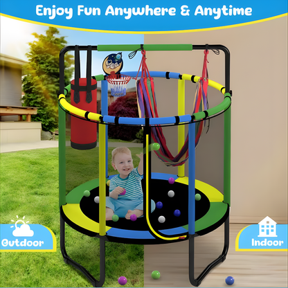 Lumye 8-in-1 Kids’ Trampoline