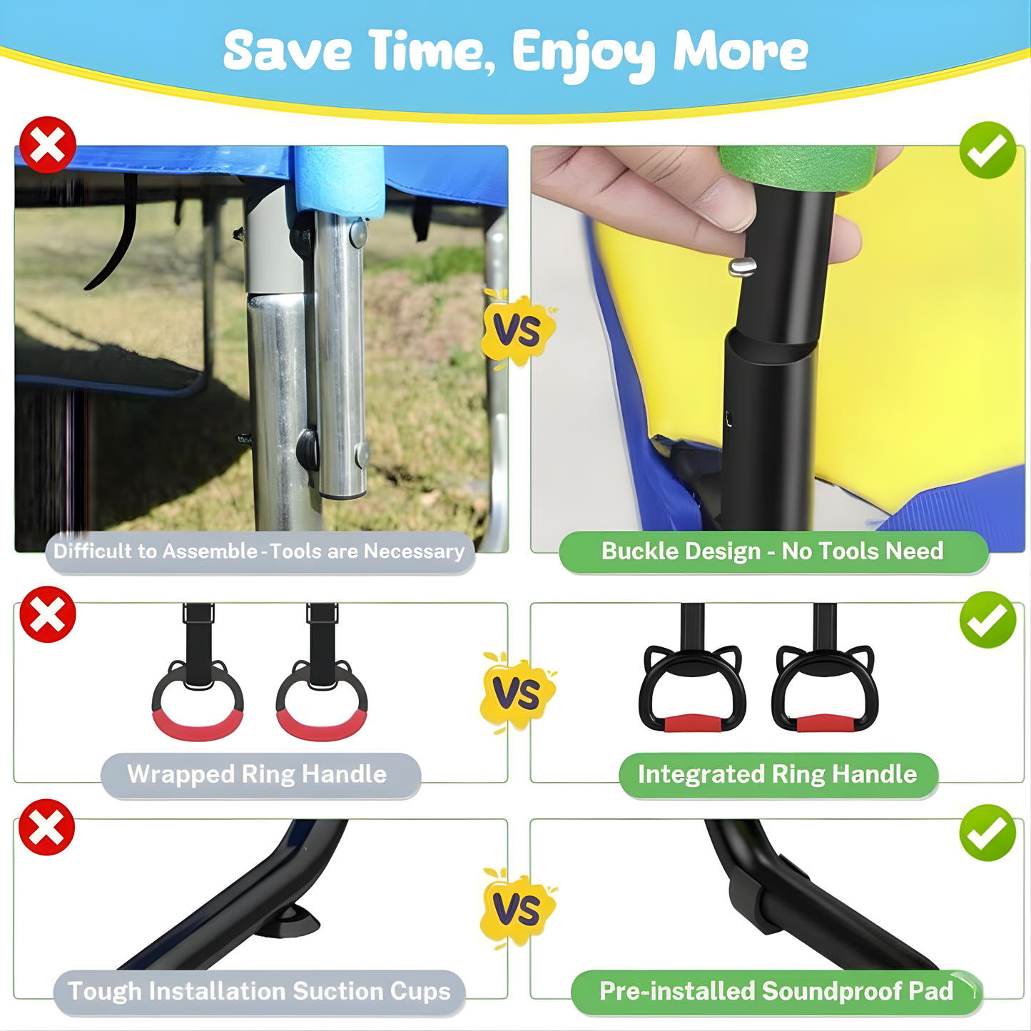 Lumye 8-in-1 Kids’ Trampoline