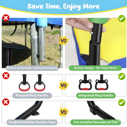 Lumye 8-in-1 Kids’ Trampoline