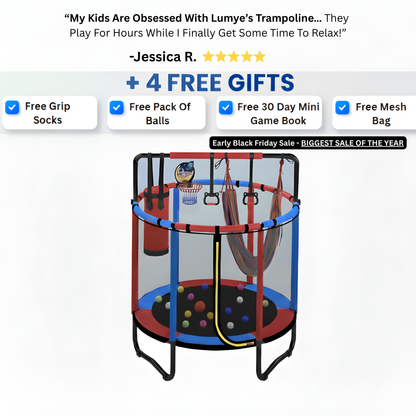 Lumye 8-in-1 Kids’ Trampoline