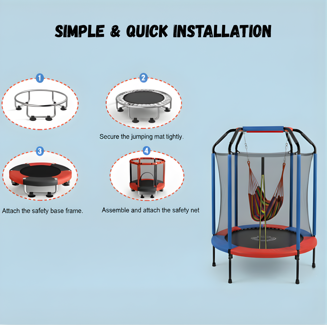 Lumye 8-in-1 Kids’ Trampoline