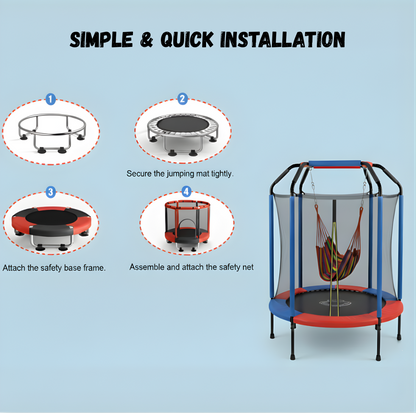 Lumye 8-in-1 Kids’ Trampoline